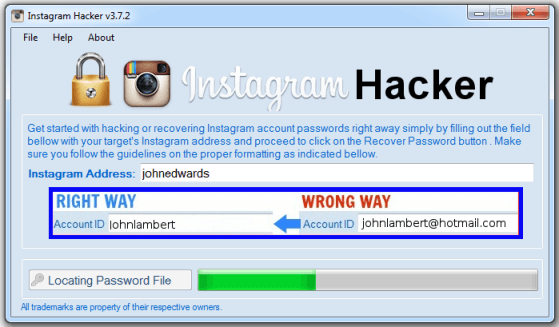 Instagram account hacker for mac